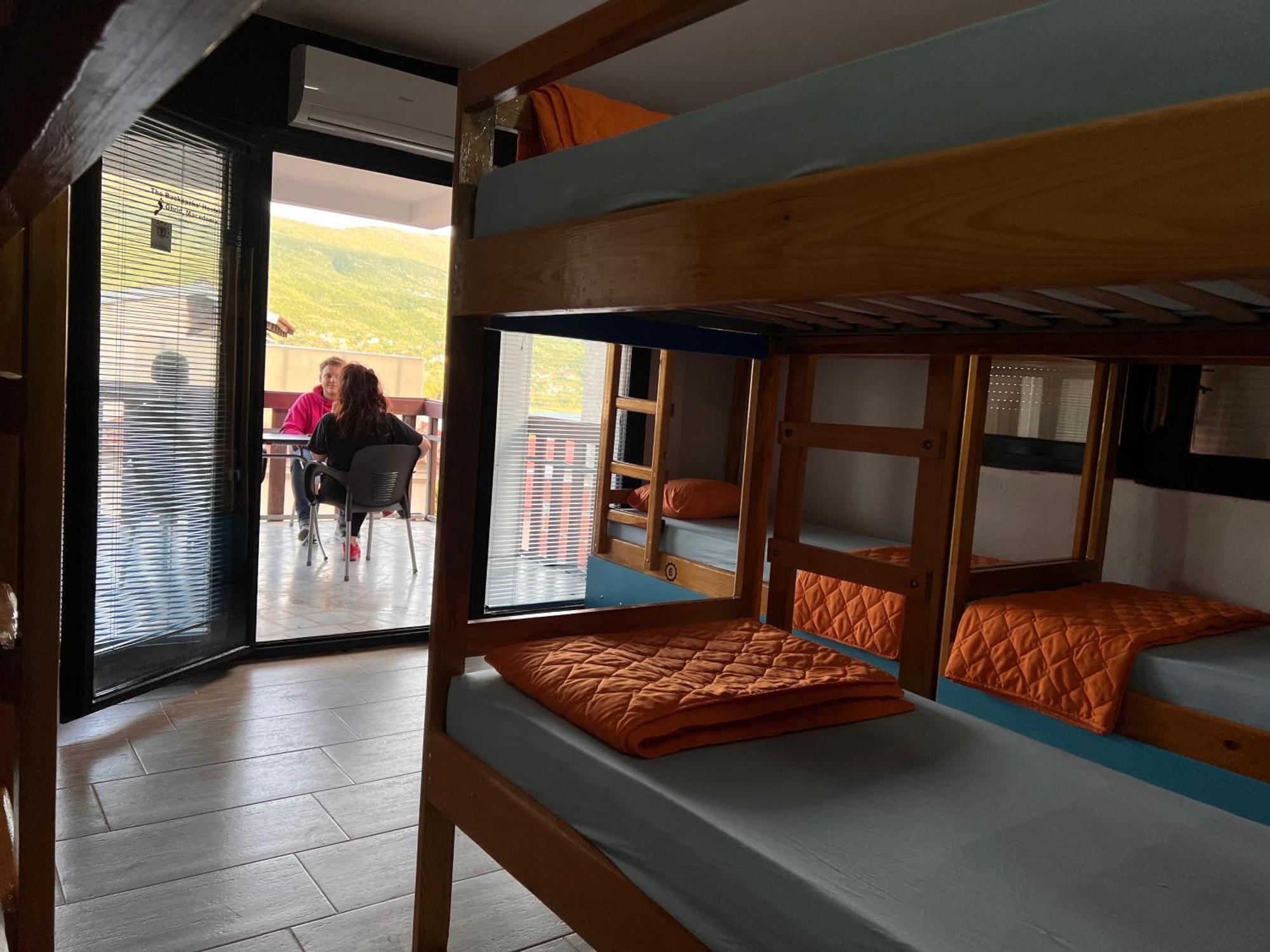 Blue Orange Lake Hostel Ohrid Exterior foto